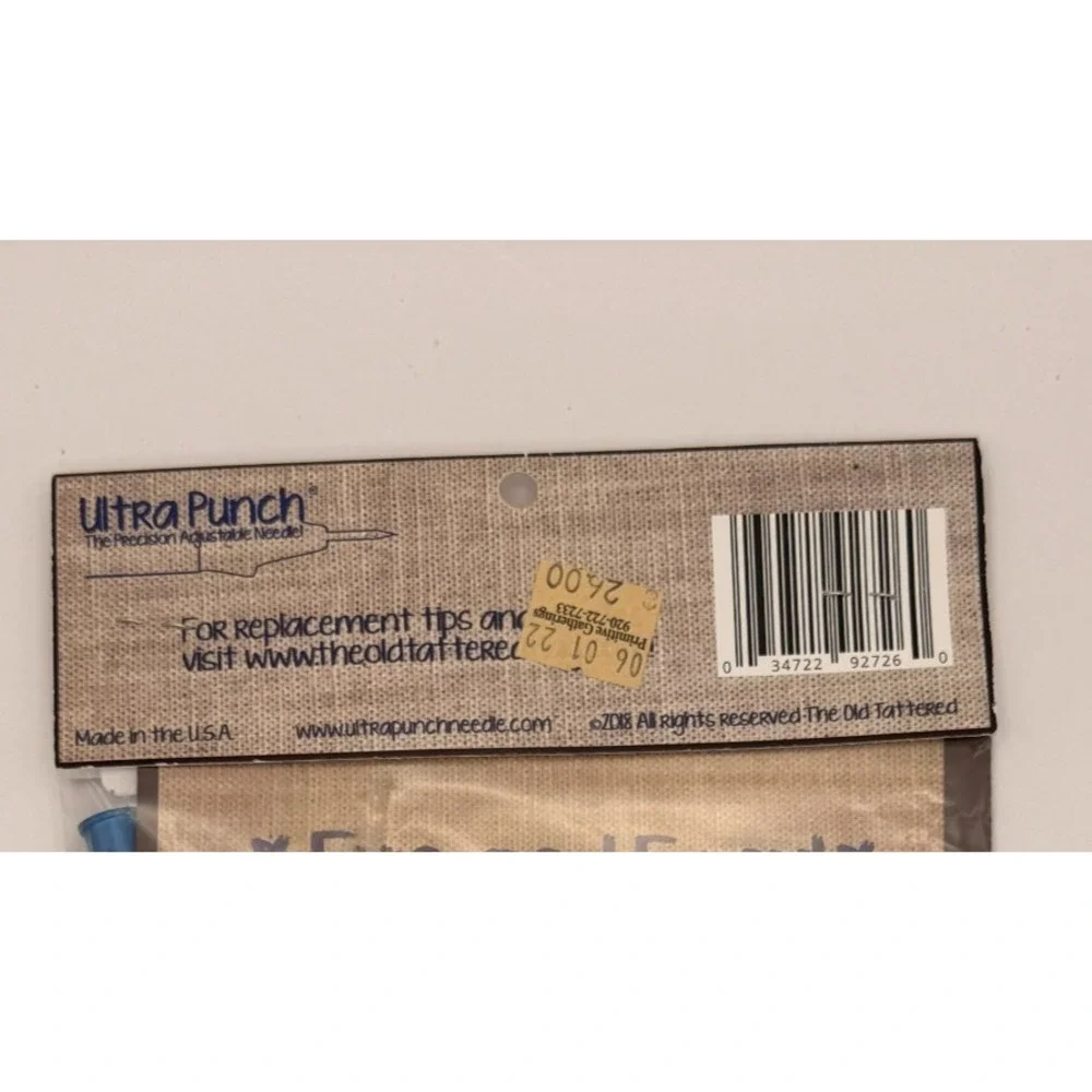 Ultra Punch 3 Needle Set Punch Needle Embroidery Tool 3 Tips Threaders USA